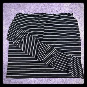 Mini Skirt with Ruffle, Size Small